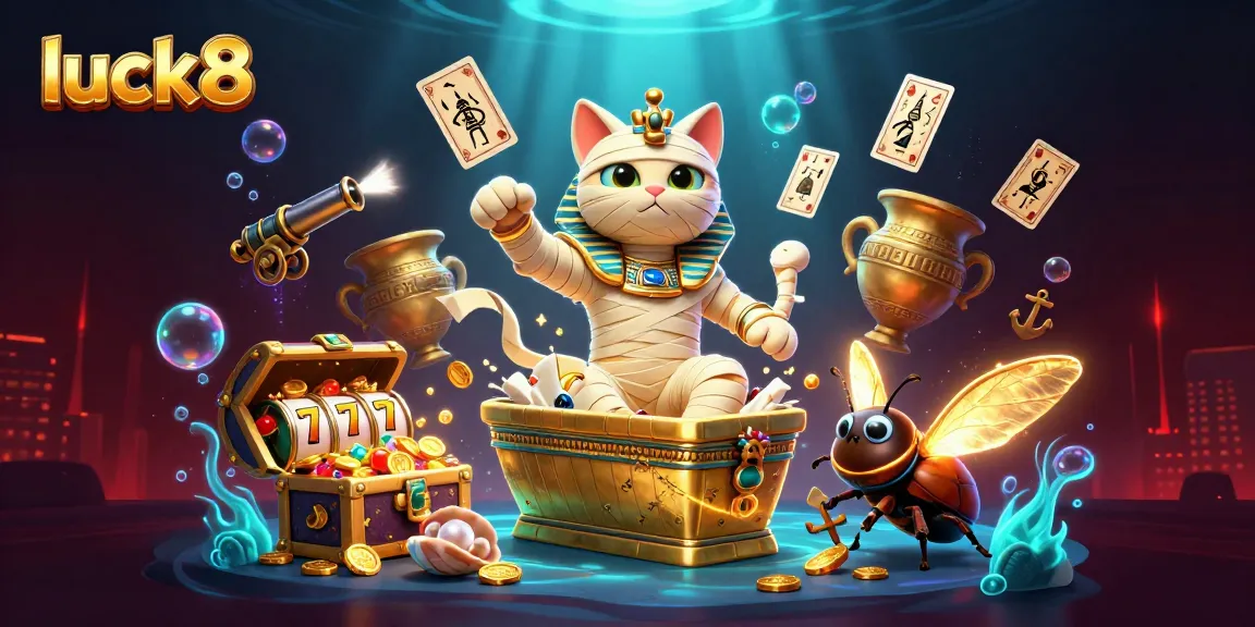 Experience thrilling gameplay and jackpots with luck8 in this vibrant casino scene.
